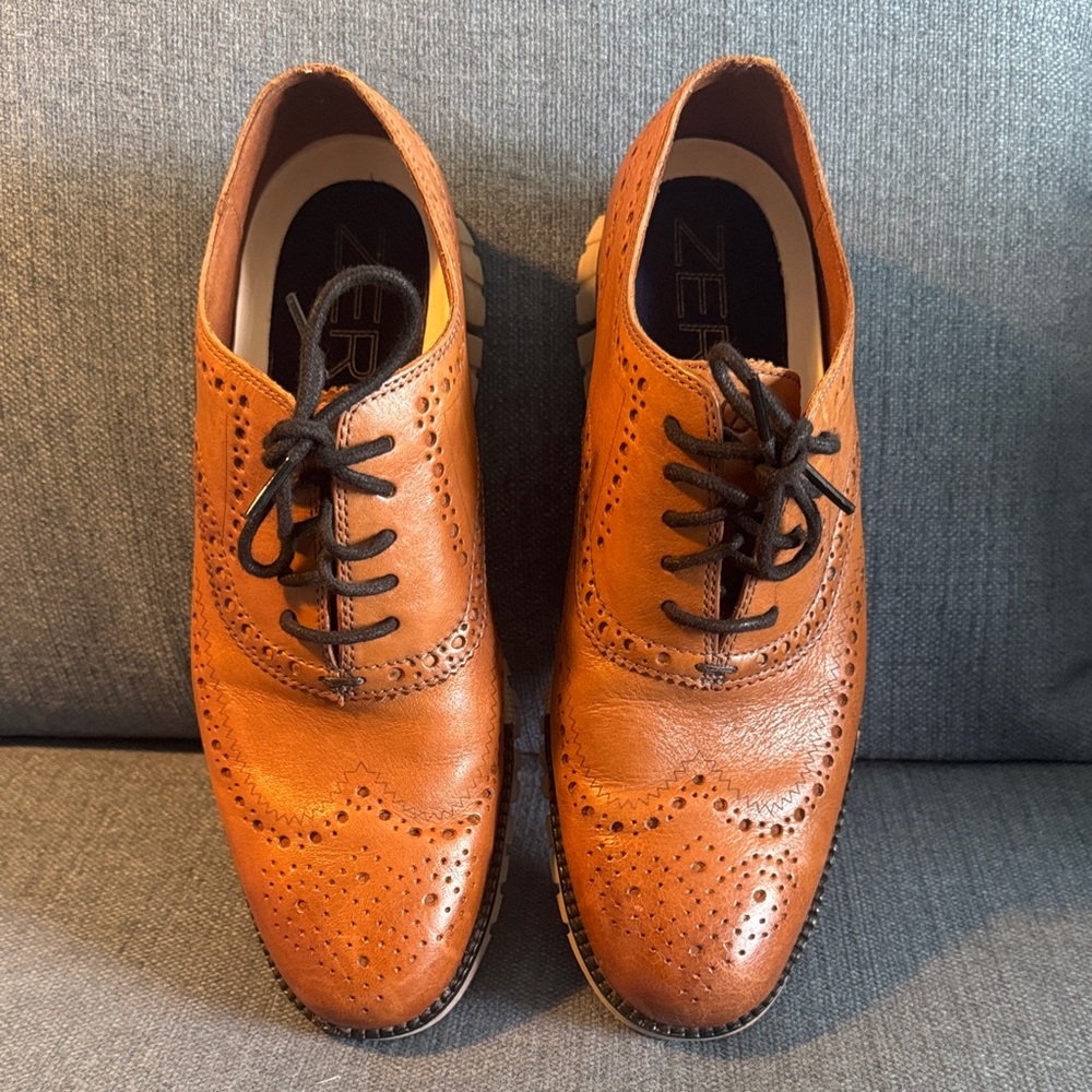 Cole Haan - Men's Grand Troy Plain Oxford (Chestnut)